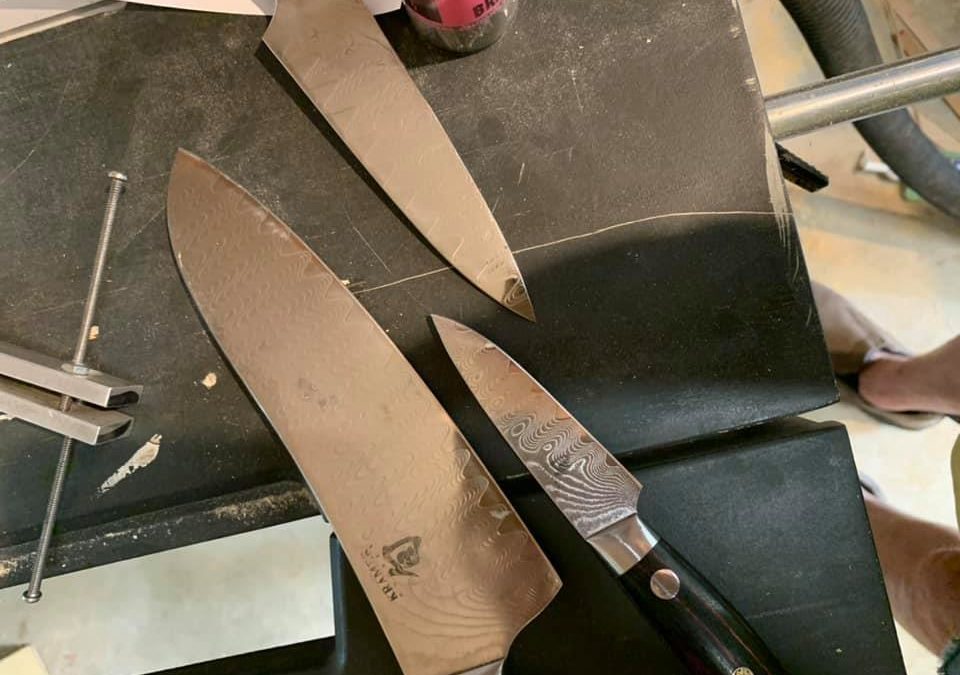 AFTER - Repaired Shun knives